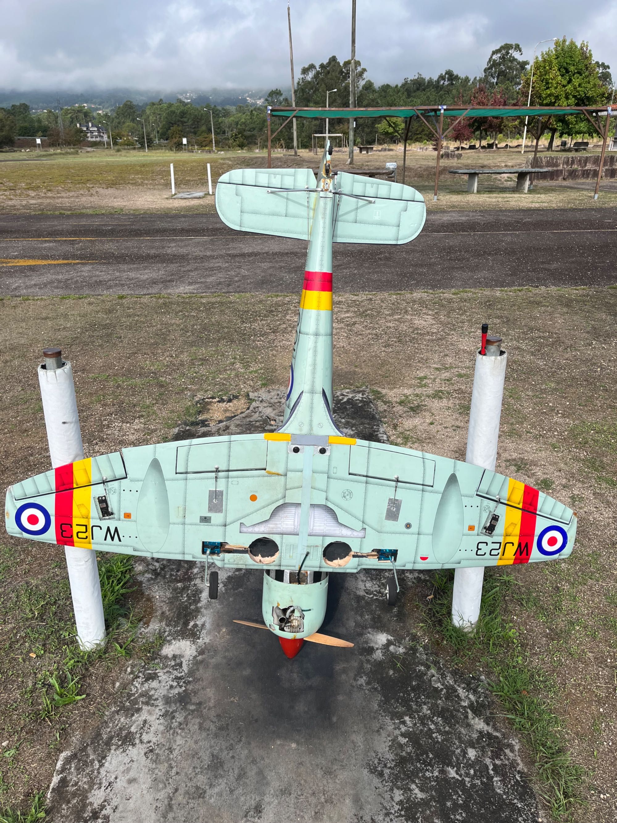 Avião rc a gasolina