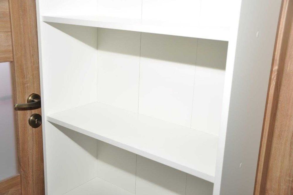 NOWY Biały regał NOWY bez skaz Super na LEGO, ekspozycję na książki