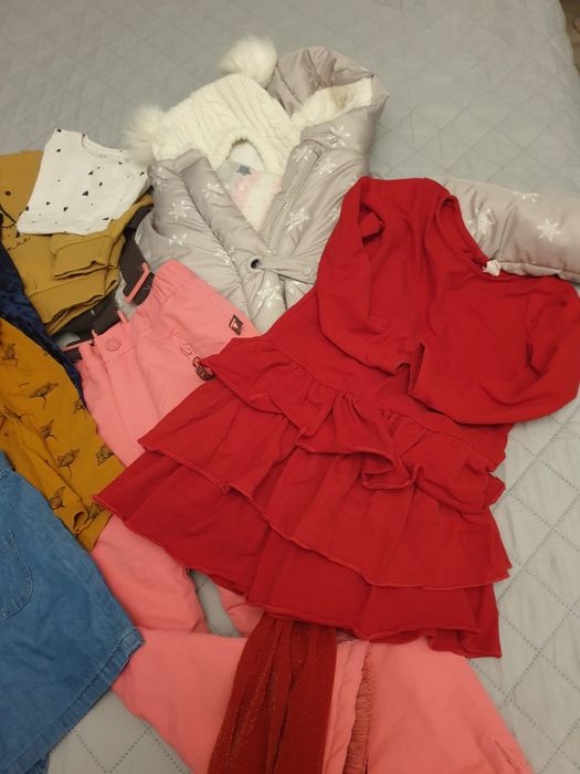 Ubranka dla dziewczynki rozmiar 98