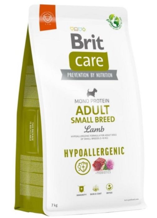 Brit Care Dog Hypoallergenic Adult Small Breed гипоаллер. ягненок 7 кг