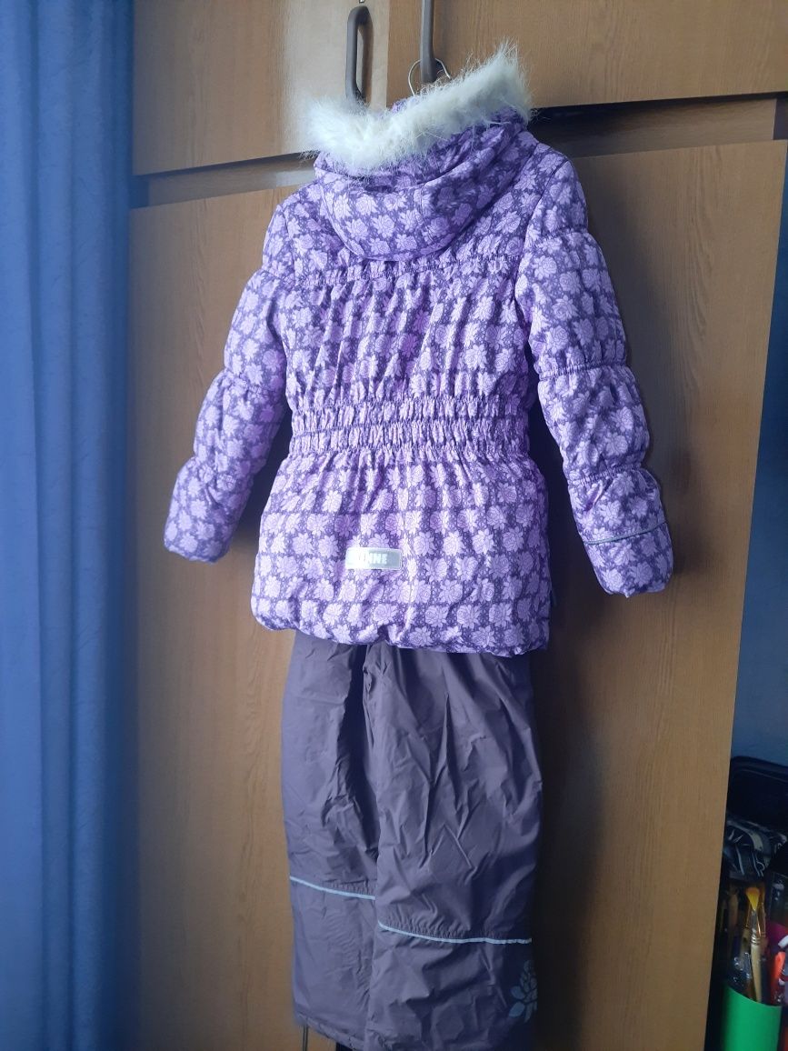 дитячий  комплект зимовий куртка 128 і штани 122 Lenne