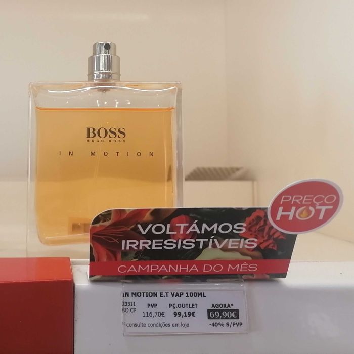 Perfume  Boss In Motion embalagem selada