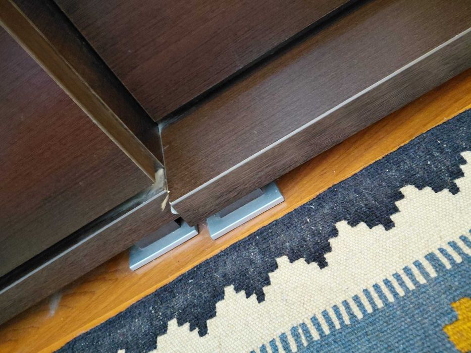 Conjunto gaveta e minibar