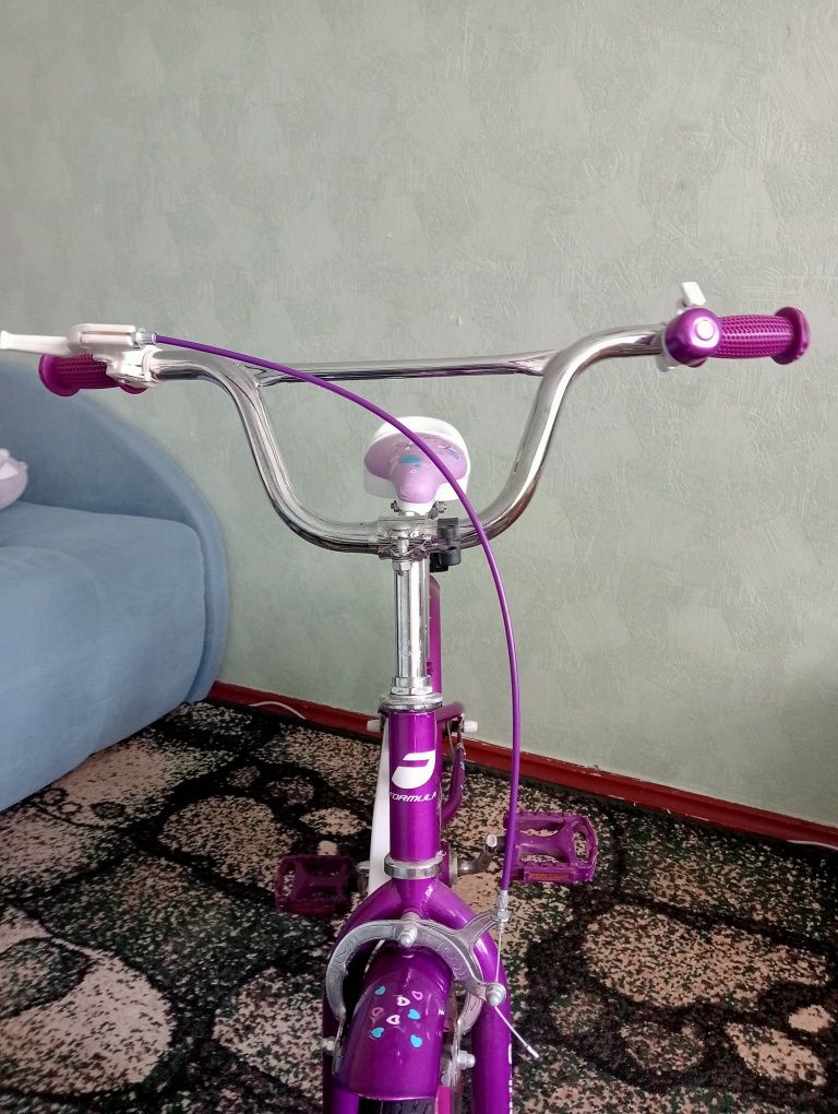 Велосипед дитячий  FORMULA ALISA (+ бічні колеса )