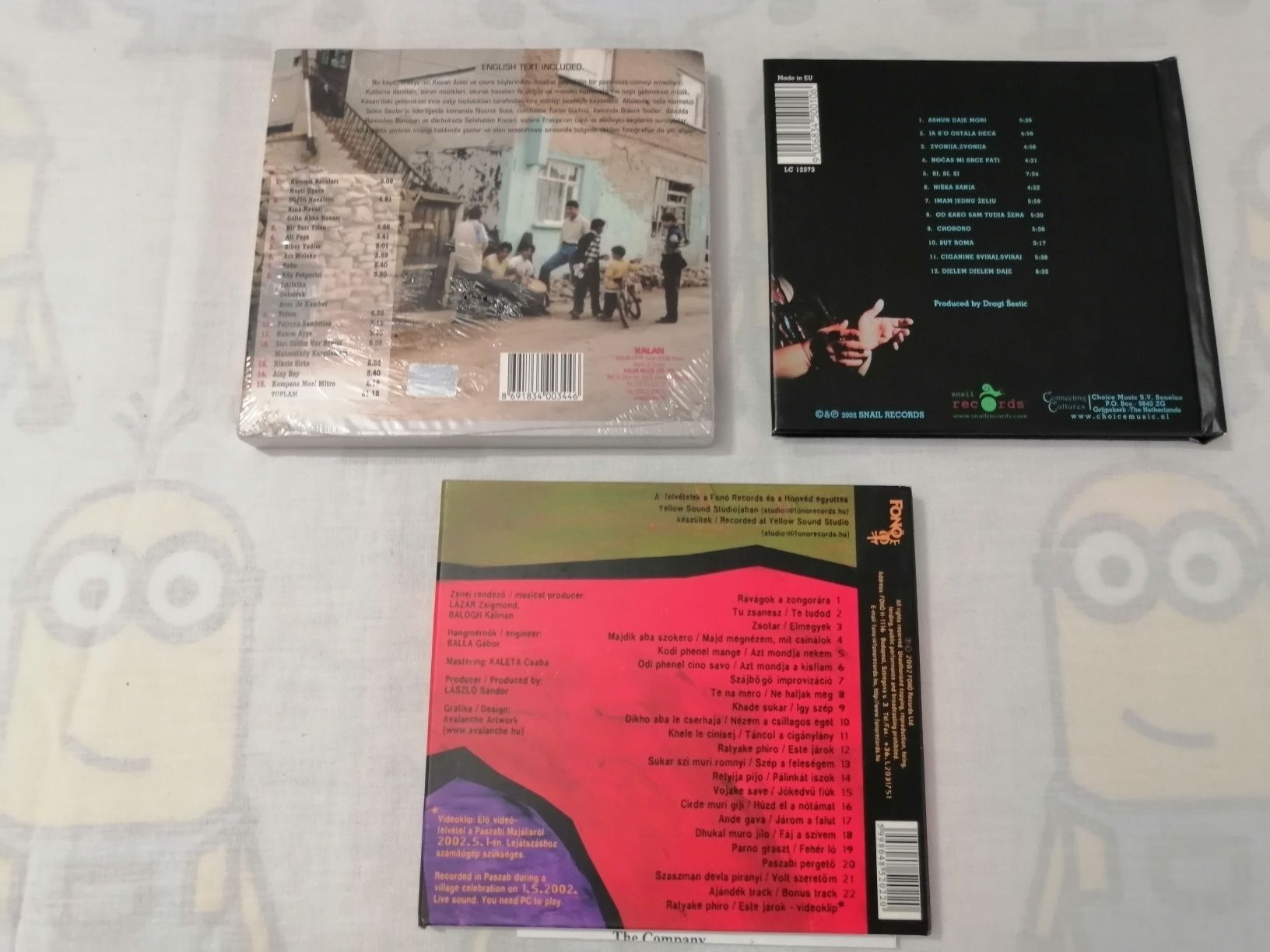 Conjunto de 3 CDs música Gipsy