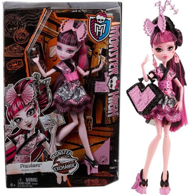 Monster High DRACULAURA Monster Exchange Upiorna Wymiana Mattel NOWA