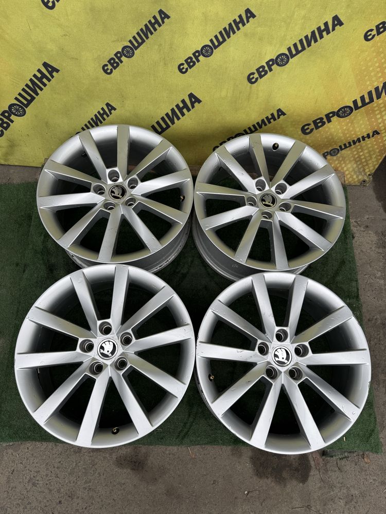 Диски титани 5:112r18 Skoda комплект