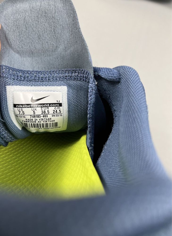 Кроссовки Nike Lunarlon 38 размер (по стельке 24 см)