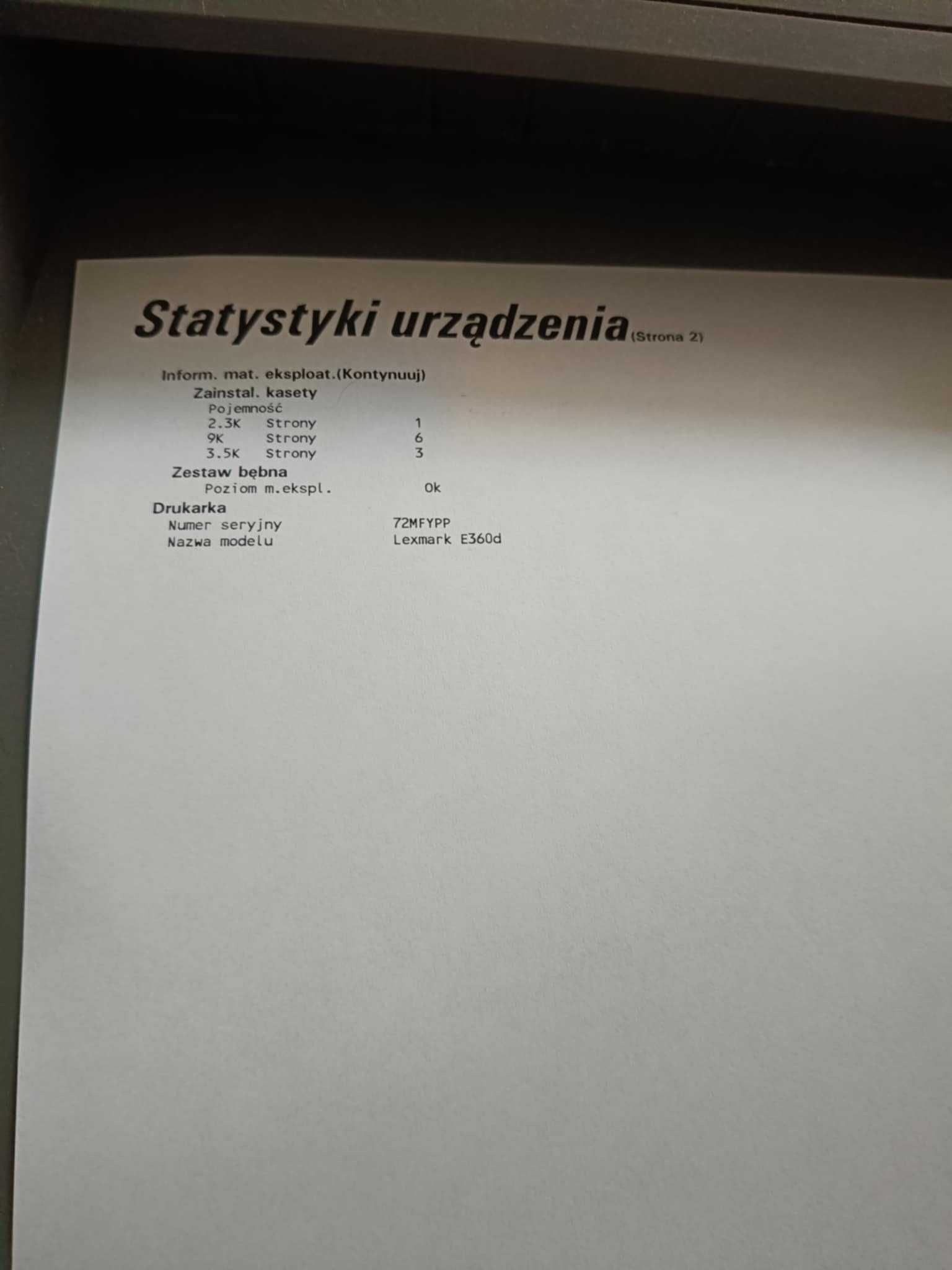 Drukarka laserowa duplex Lexmark e360d