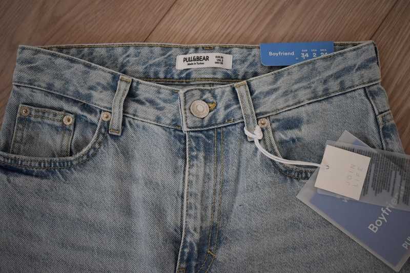 Calças Boyfriend [34] novas, com etiqueta