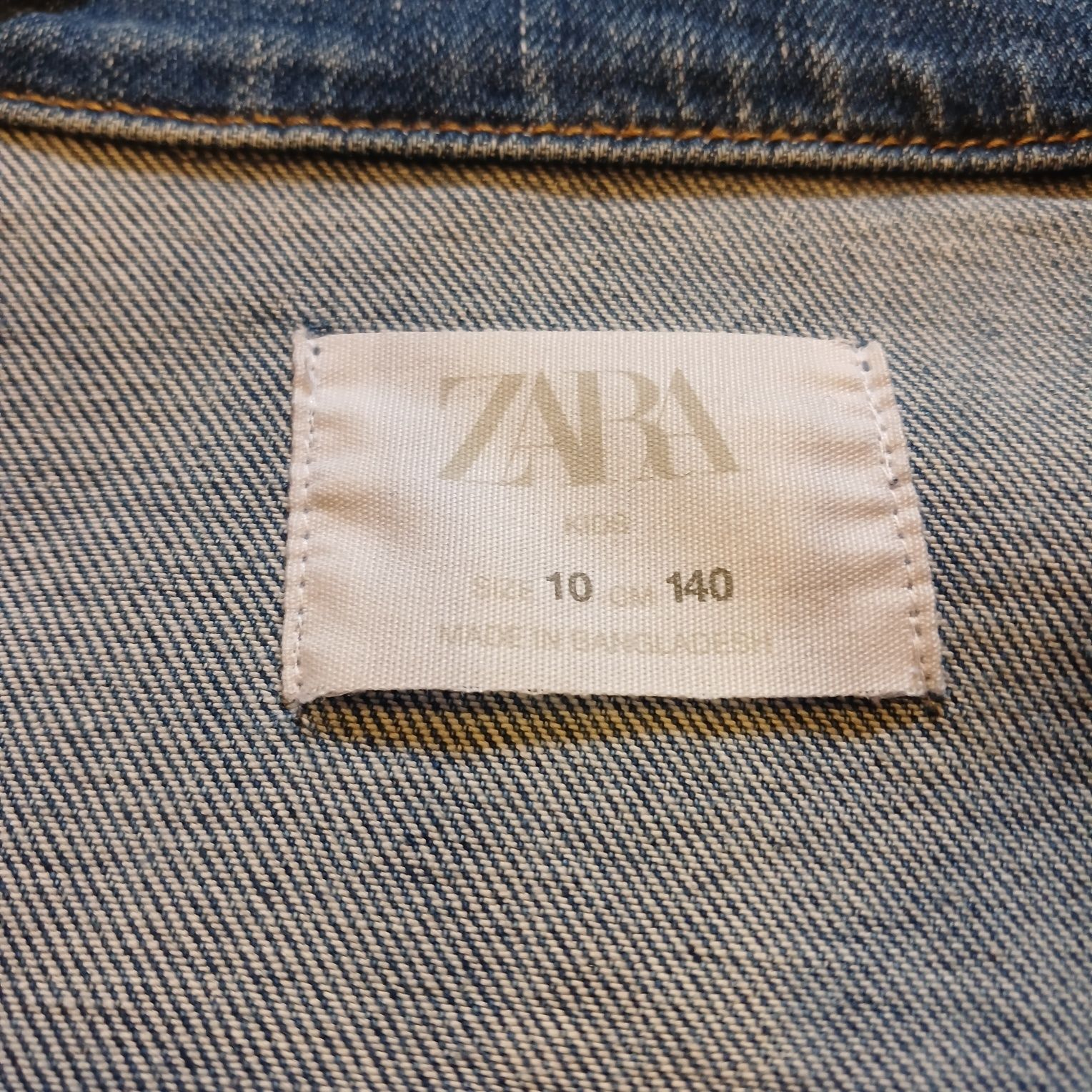 Джинсова (котонова) куртка ZARA 140см