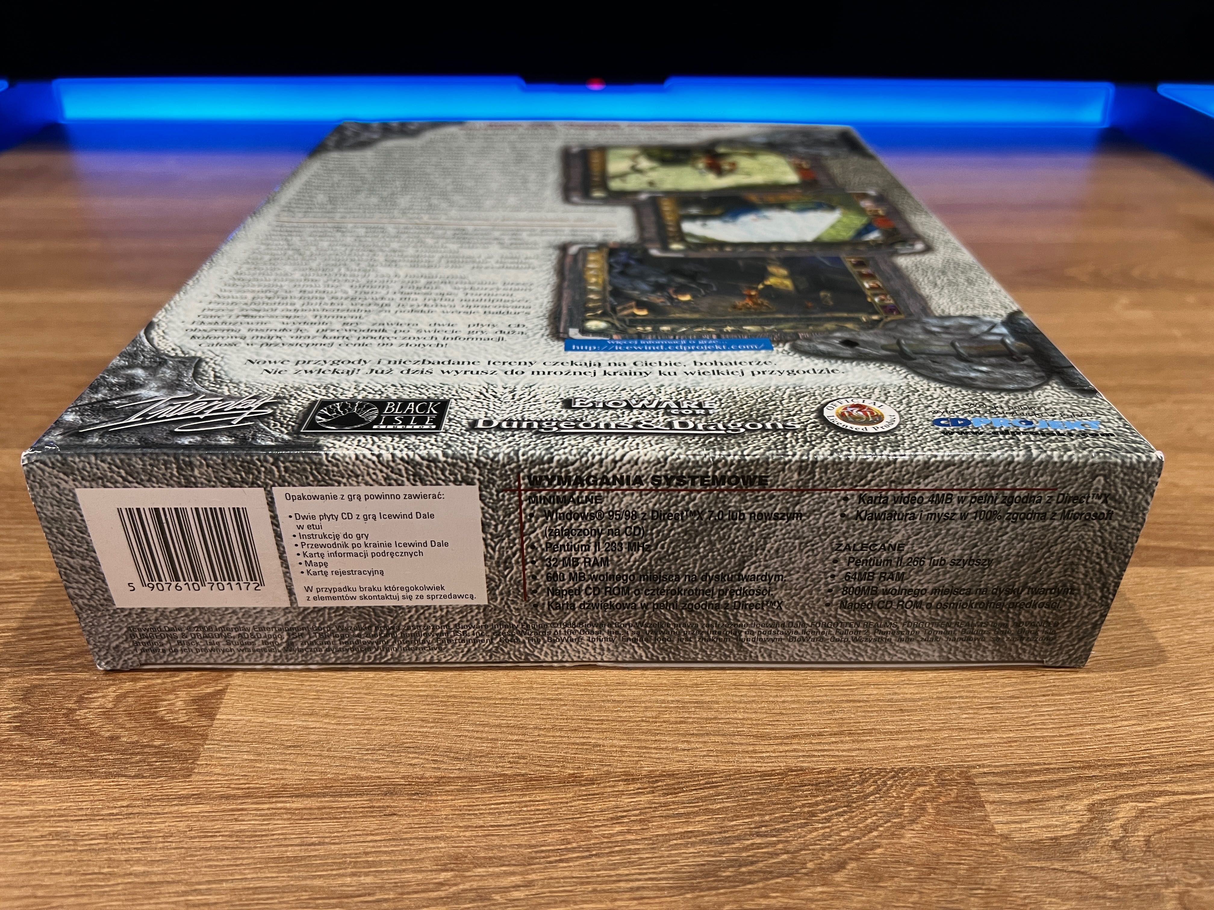 Icewind Dale 1 (PC PL 2000) BIG BOX polskie premierowe wydanie