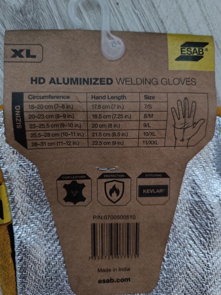 Rękawice spawalnicze L, XL, XXL