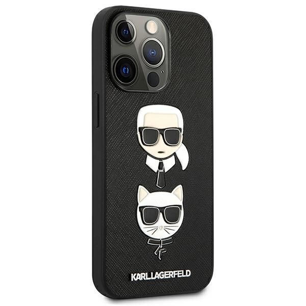 Etui Karl Lagerfeld iPhone 13 Pro / 13 6,1" Saffiano Karl & Choupette