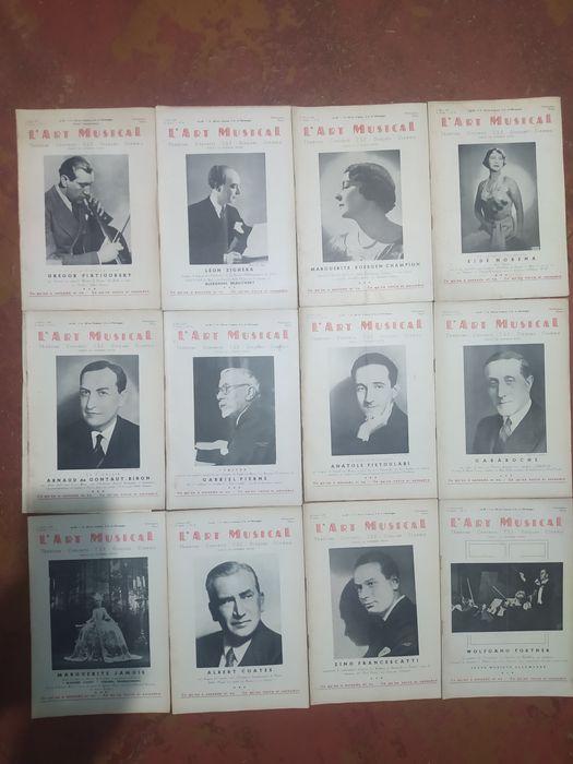 L’Art Musical, французький музичний  журнал 1938 року. L’Art Musical.