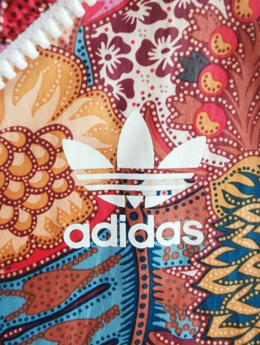 ADIDAS Originals kurtka FUGIPRABALI WB kwiaty, Brazylia NOWA 34 36