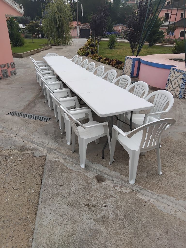 Aluguer Mesas e Cadeiras para Festas