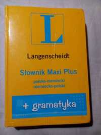 Słownik niemiecko-polski, polsko-niemiecki Langenscheidt + gramatyka