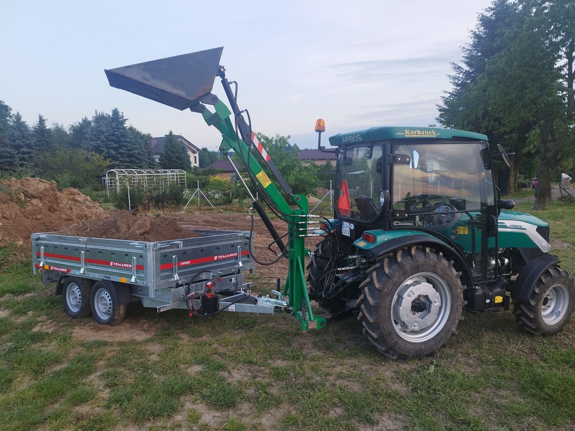 Przyczepa TEMARED TIPPER 2515/2 750Kg