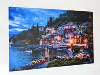 Duży fotoobraz Varenna Como 150x100cm płótno
