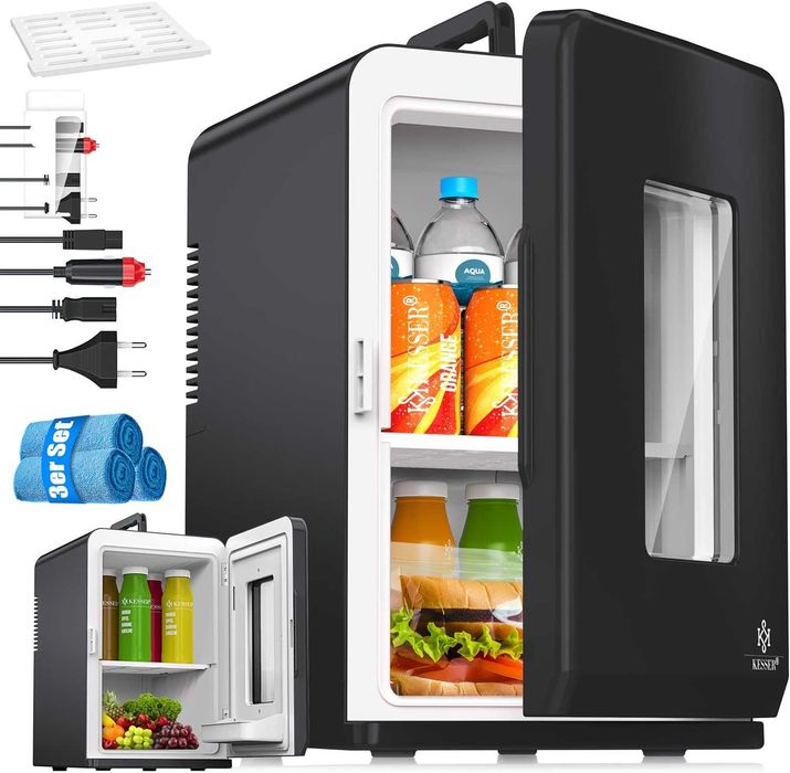 Lodówka Turystyczna, Podróżna KESSER 15 Litrów Czarna