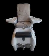 Fotel kosmetyczny do pedicure i SPA z hydromasażem stóp, masażem plecó