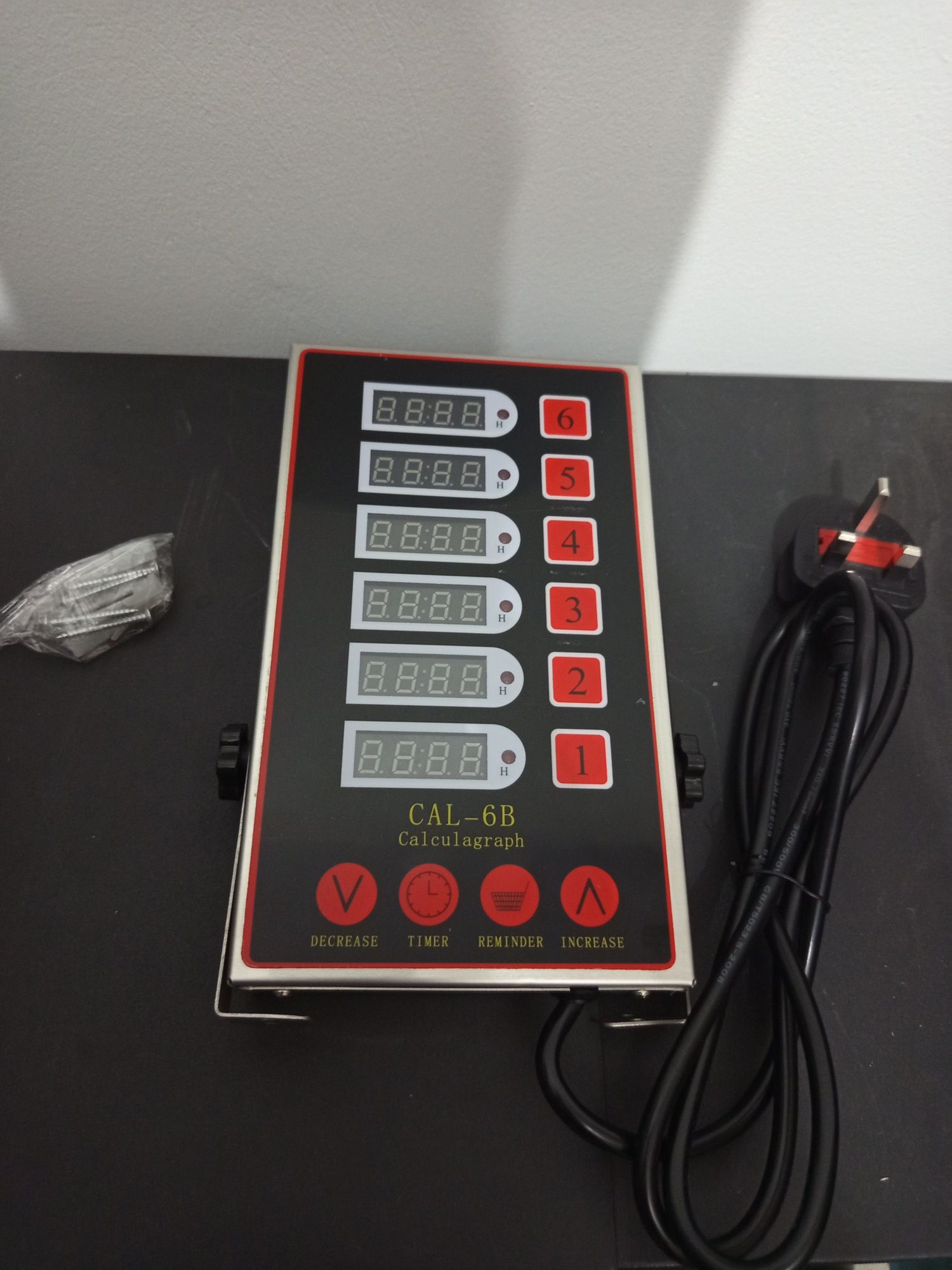 6 kanałowy timer restauracyjny