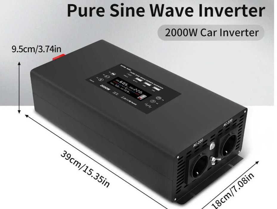 нове DATOUBOSS  Foval  Swipower  12 24 вольт інвертор синусоїда