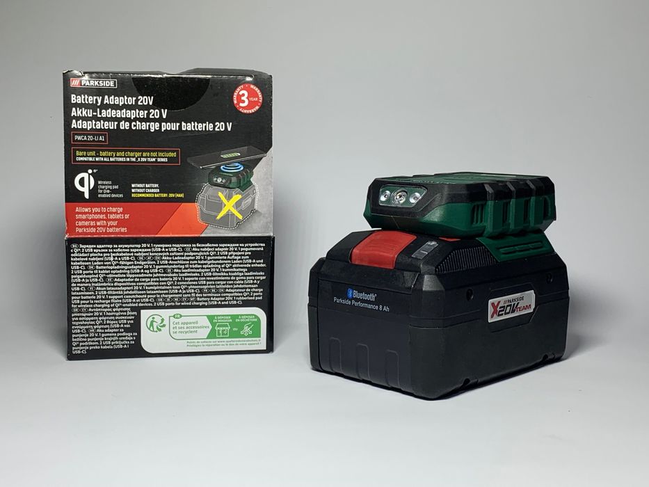 Adaptador Bateria Parkside 20V PWCA 20-11 A1
