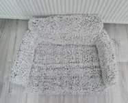 MEWOOFUN legowisko sofa dla psa XL 80x60cm pianką memory