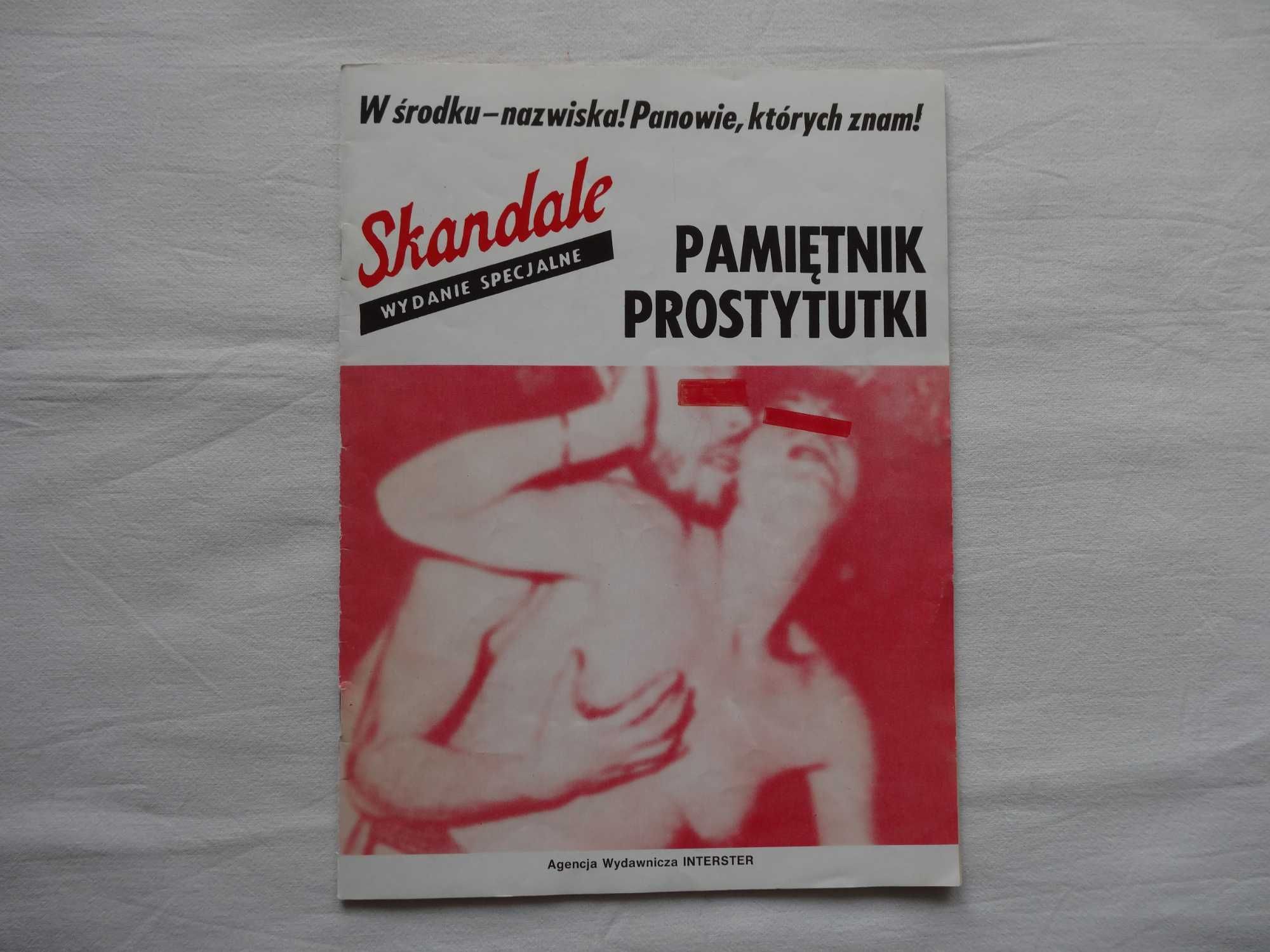 Skandale wydanie specjalne Pamiętnik Prostytutki unikat kolekcja