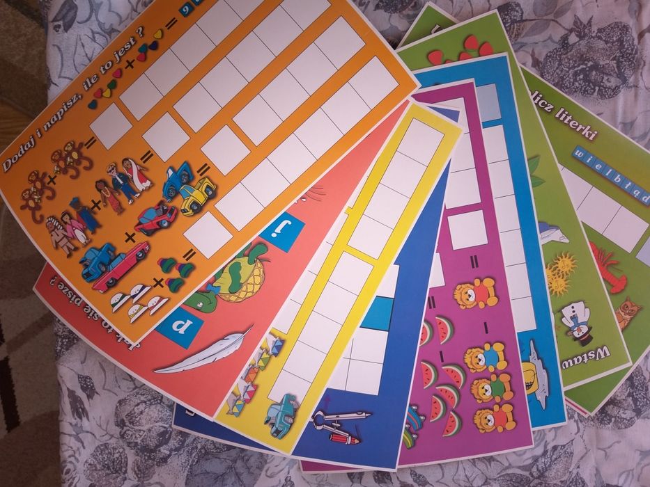 Czytam i liczę gra planszowa edukacyjna