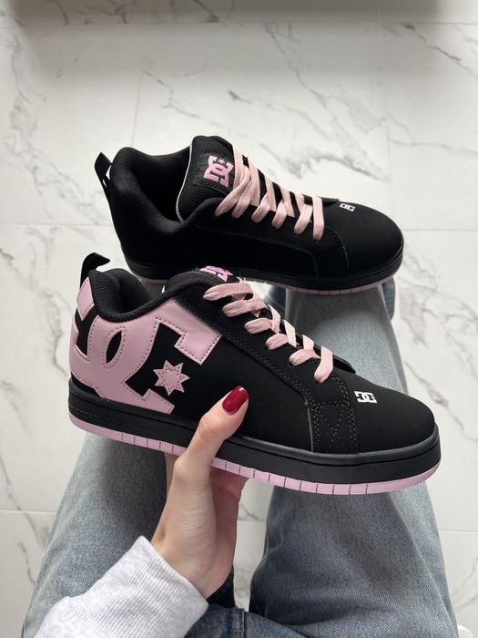 Кросівки DC Court Graffik Black Pink