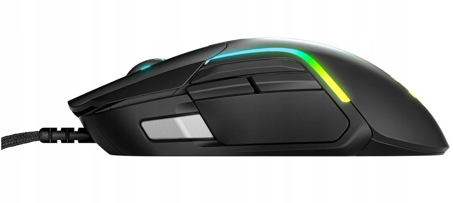mysz steelseries rival 5 gamingowa moba mmo usb rgb czarna