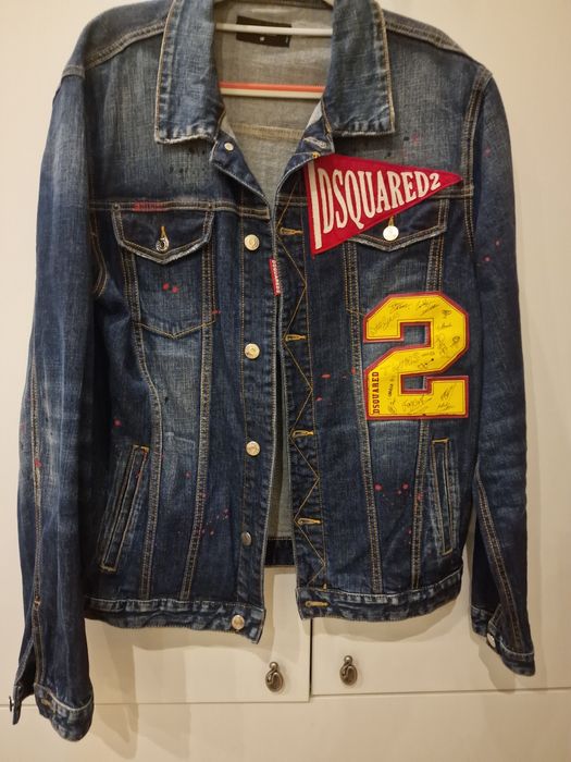 Куртка DSQUARED2 'Be Cool Be Nice Wash L.A.' Синя