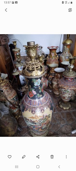 Piękna duża chińska lampa