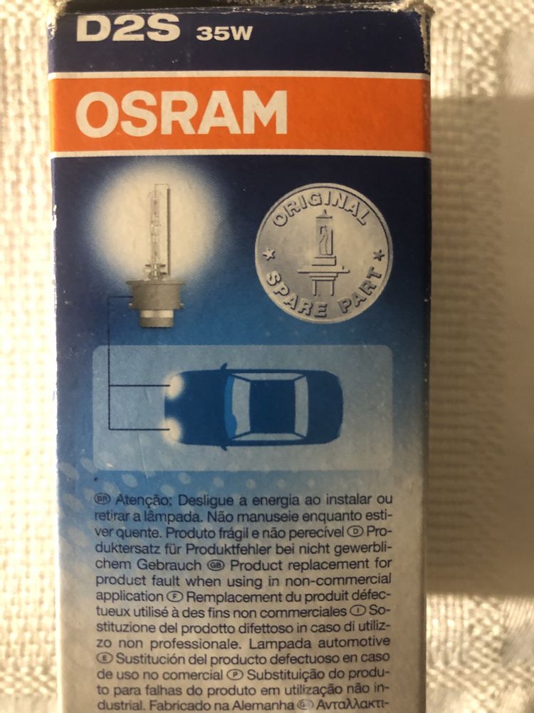 Lâmpada osram xênon