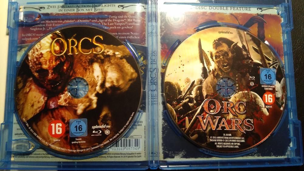 Orcs WARS - blu ray film