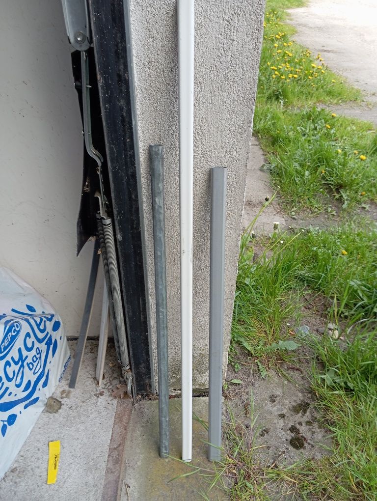 3 szt.drążek do szafy na wieszaki, prowadnice do szuflad