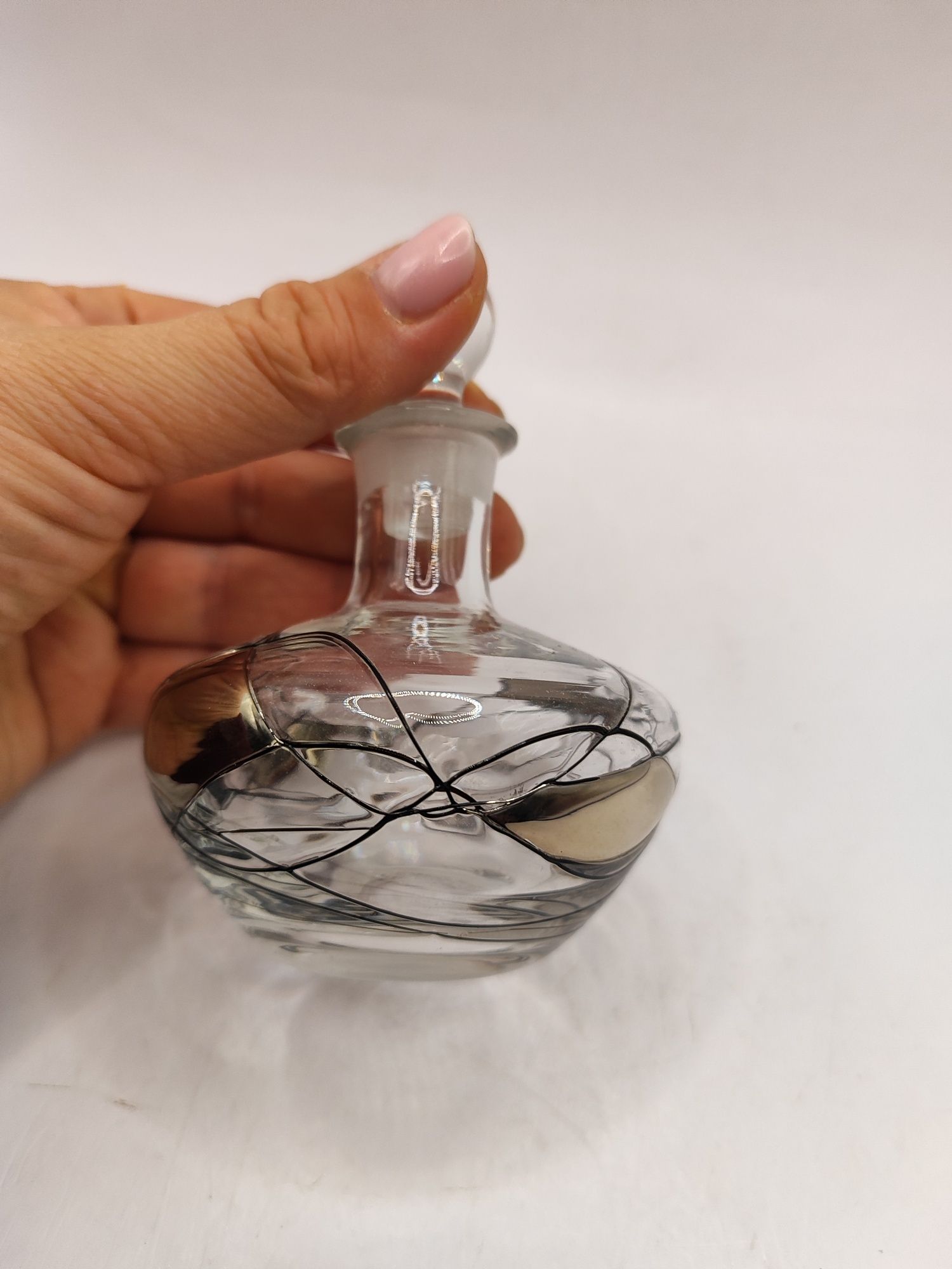 Szklana karafka perfumetka dyfuzor pojemnik przezroczysty