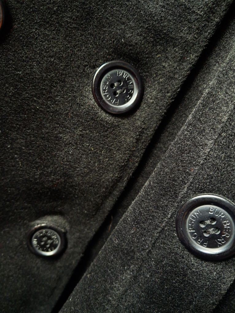 Elegancki czarny płaszczyk/budrysówka Burberry London M