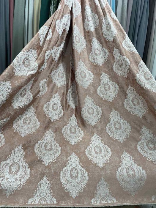 Штори корона льон блекаут класика батист мікровелюр петек вільвет