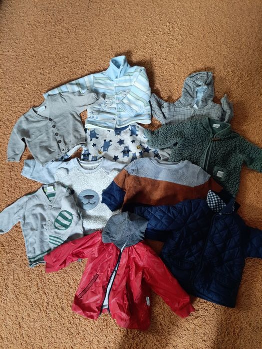 Paka ciuszków rozmiar 68  około  67 sztuk