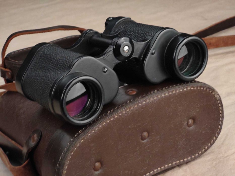 Бинокль БИ 8х30 (КОМЗ) (1970х) (ИНФК) (Полный Комплект) (Сетка) СССР