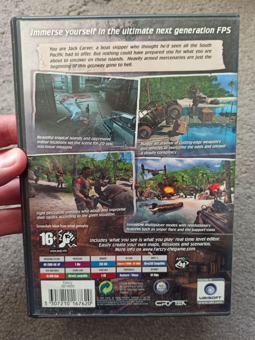 Far cry 1 pierwsza część wersja Eng angielska stara gra PC komputerowa