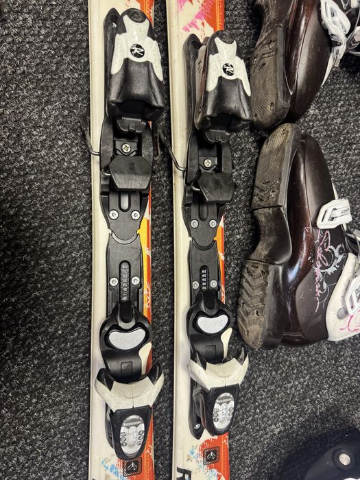 Zestaw Narty Junior Rossignol 120cm + Buty Salomon 23.5cm + Kask Bolle