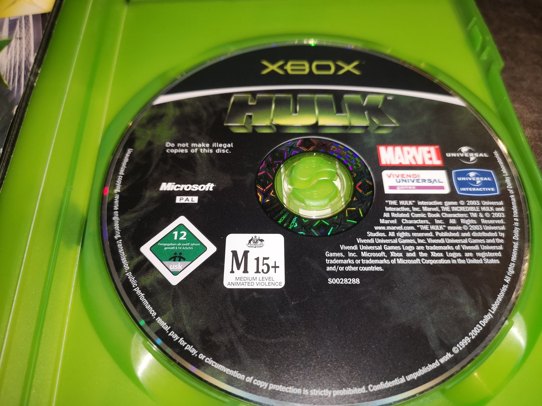 Hulk Marvel XBOX CLASSIC gra ANG (płyta BDB) sklep Ursus