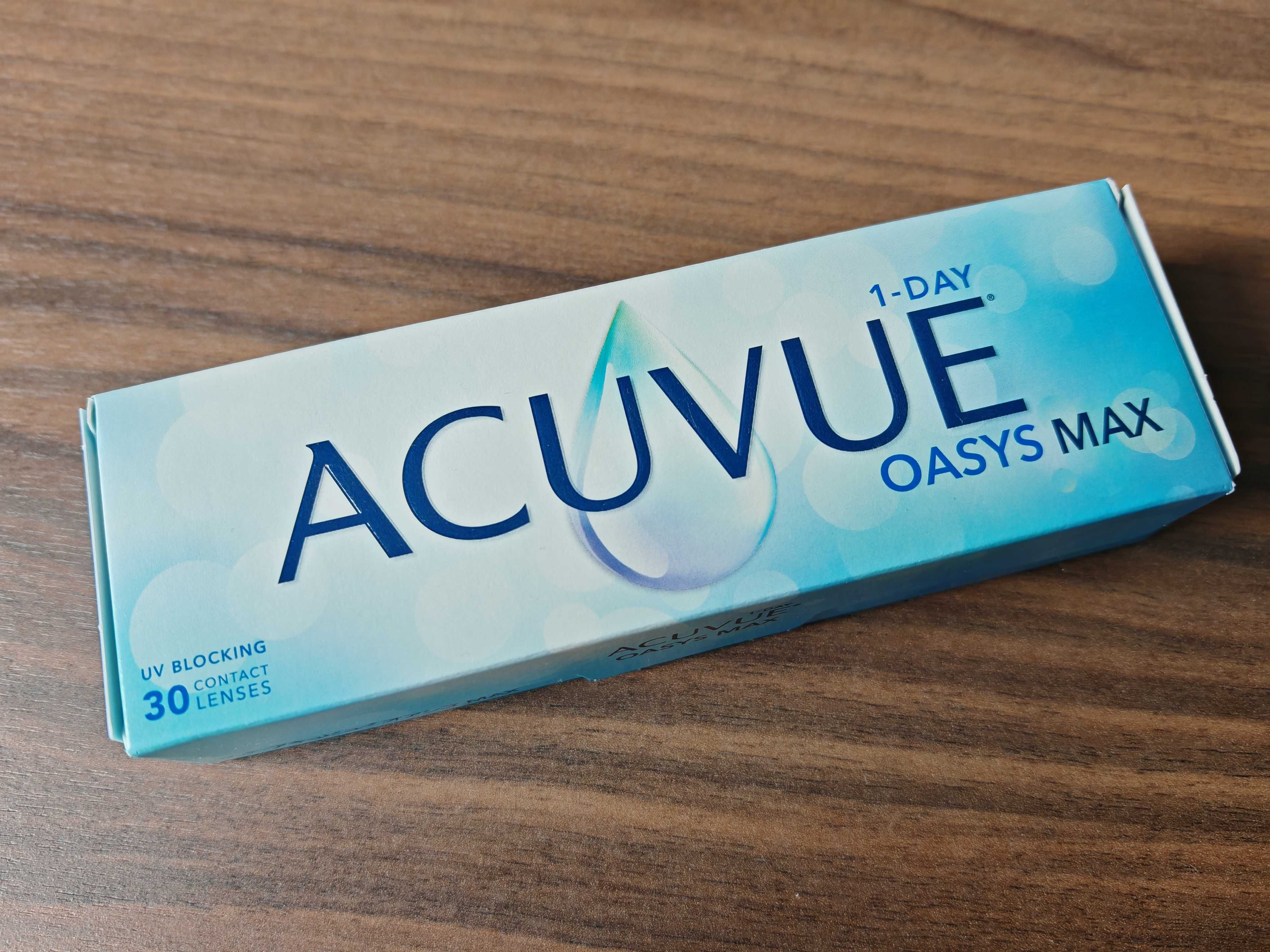 Soczewki kontaktowe Acuvue Oasys Max 1-day -0,75