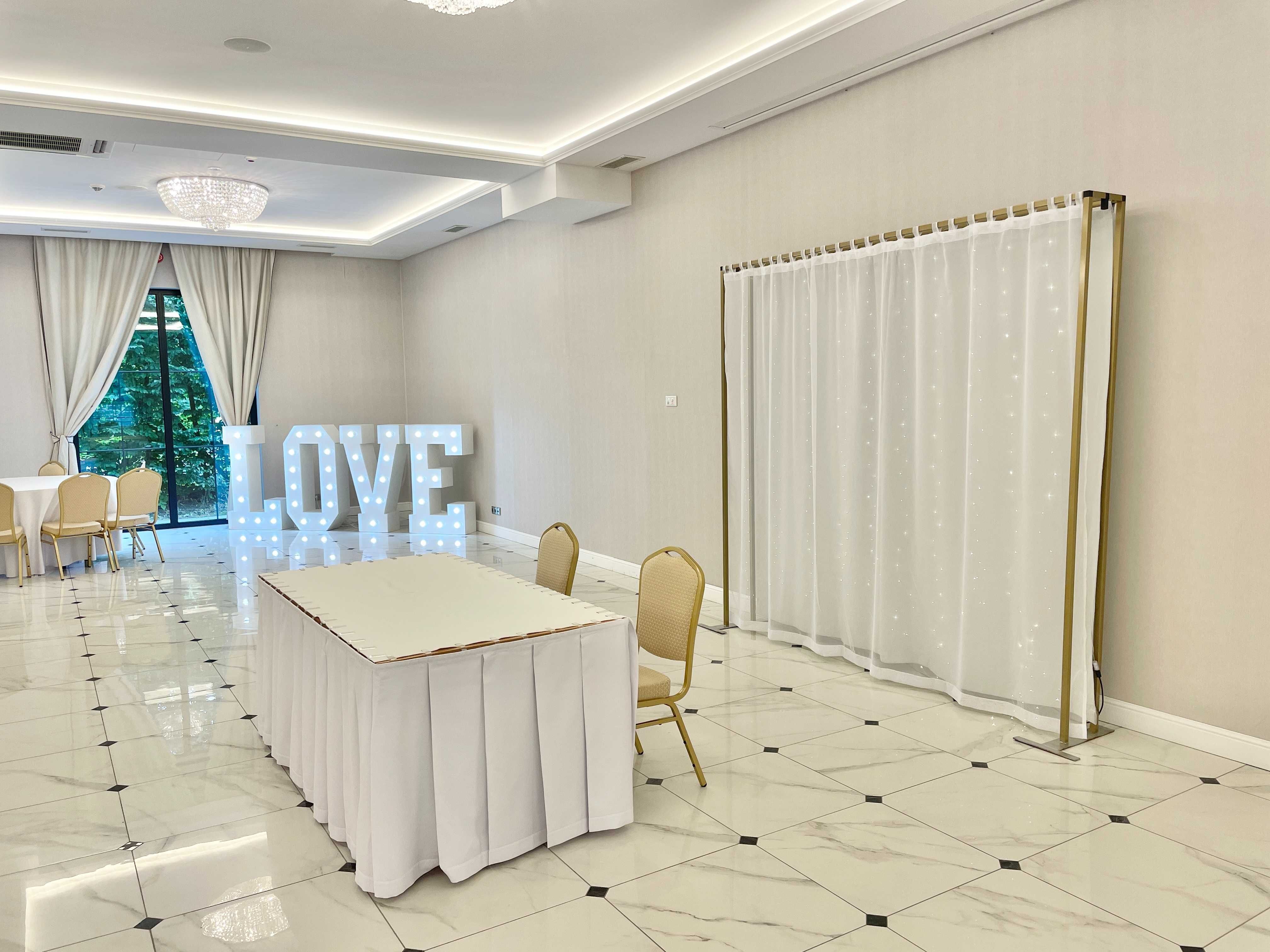 Napis led LOVE / MIŁOŚĆ / 18 | ślub, wesele, 18-stka