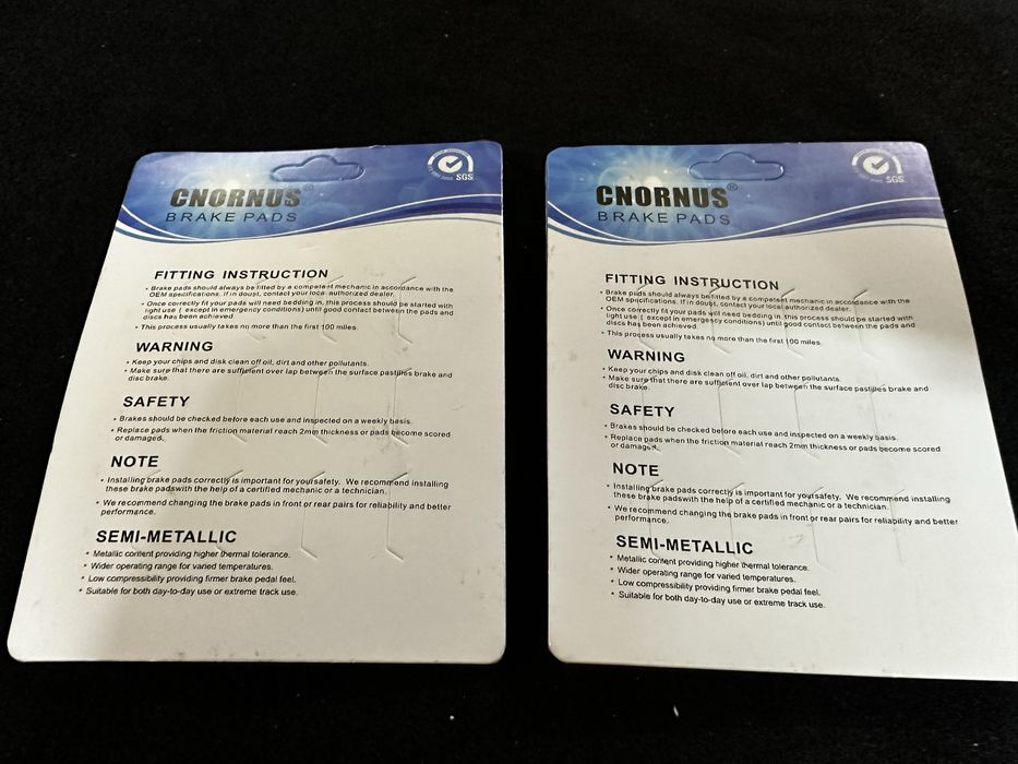 Набір гальмівних колодок Honda CRF450R CRF450